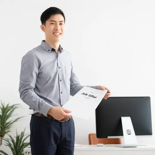 他们已经给了我一份工作。