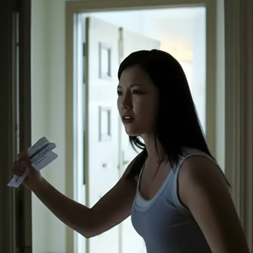 她害怕她母亲可能会发现。