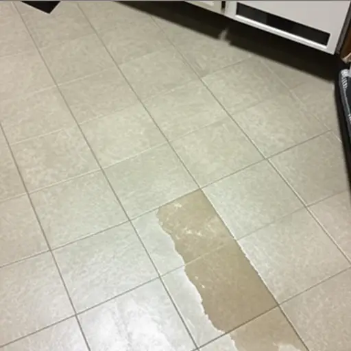 小心别滑倒——地板上有水。