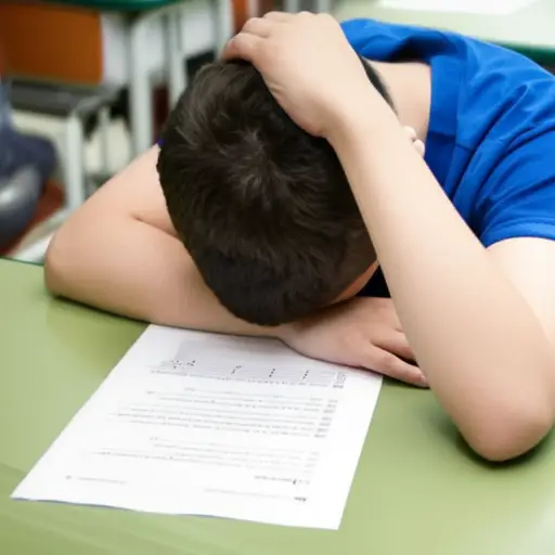 他在科学考试中的表现比预期的更糟。