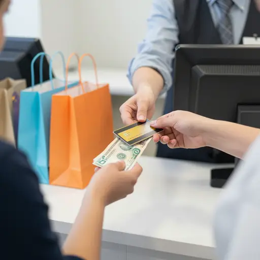 你可以用现金或卡支付。