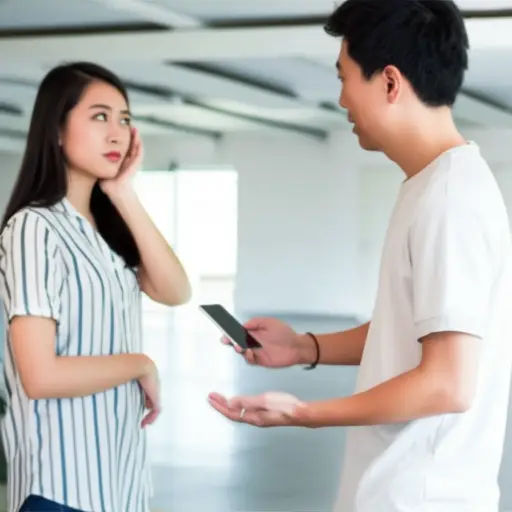 “我能用你的手机吗？”“我想可以吧。”