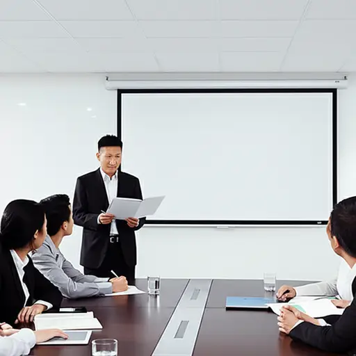 经理简要介绍了新政策。