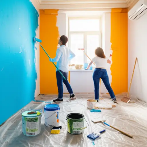 他们花了一个夏天翻新他们的旧公寓。