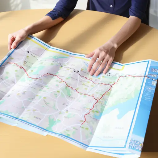 她把地图仔细(折叠)好才收起来。