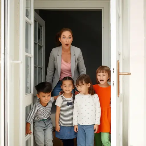 我不知道她有这么多孩子！