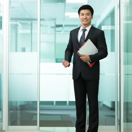 请祝他在新工作中一切顺利。