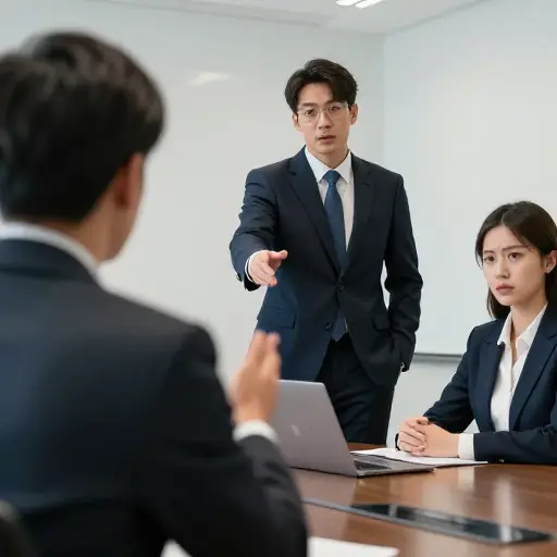 他在会议上不停地打断别人，让我极度愤怒。