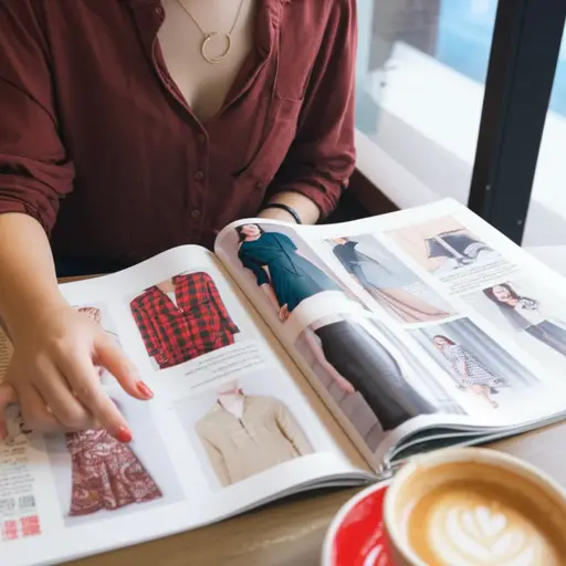 许多人从时尚杂志中获取穿搭灵感。