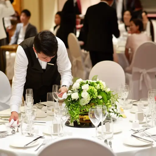 他们为这次活动雇了一家高档的餐饮公司。