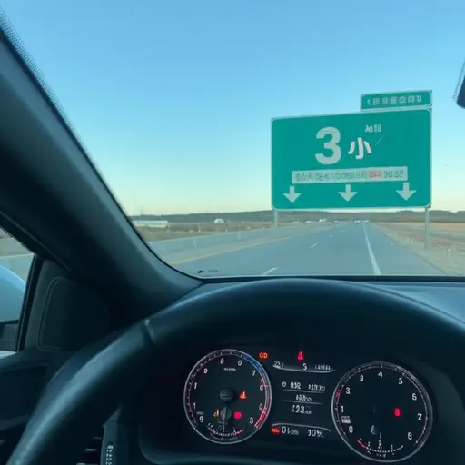 我们的旅程花了三小时驾驶和一小时休息，总共四小时。