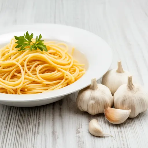 这道意大利面需要很多大蒜。