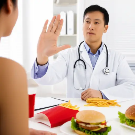 为了健康，医生建议我戒掉垃圾食品。