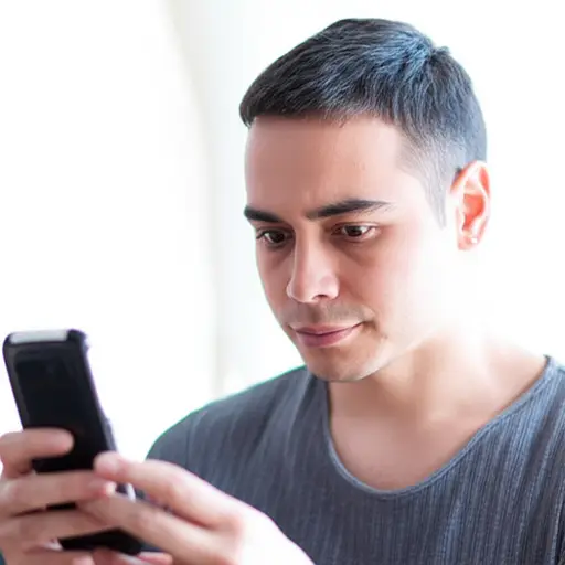 我给他发了一条短信，告诉他我会迟到。