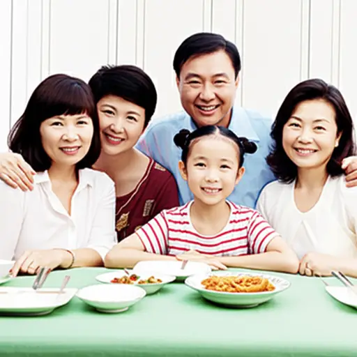 全家人都出席了。