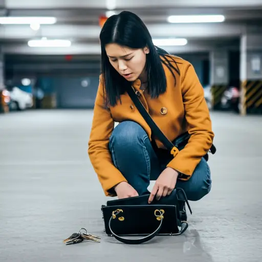 她总是弄丢她的车钥匙。