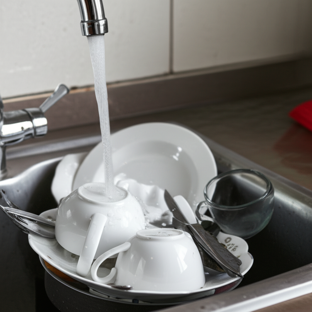 晚饭后你能洗碗吗？