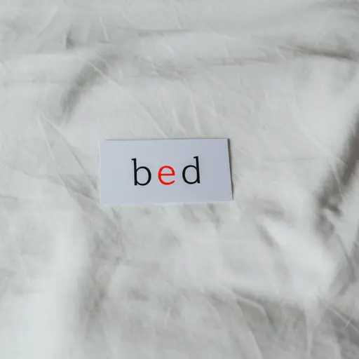 在单词'bed'中，'e'是一个短元音。