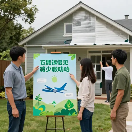 我们很多人可以通过减少飞行和更好地隔热家园来减少碳足迹。