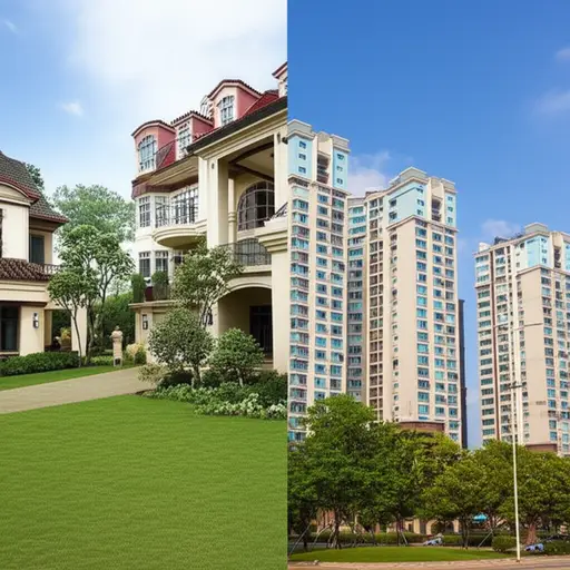 如果你比较这两个区域的房价，你会惊讶于它们是多么不同。