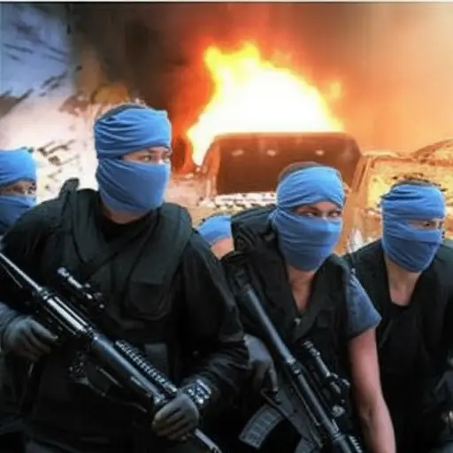 电影中，恐怖分子被描绘得尤为残忍。