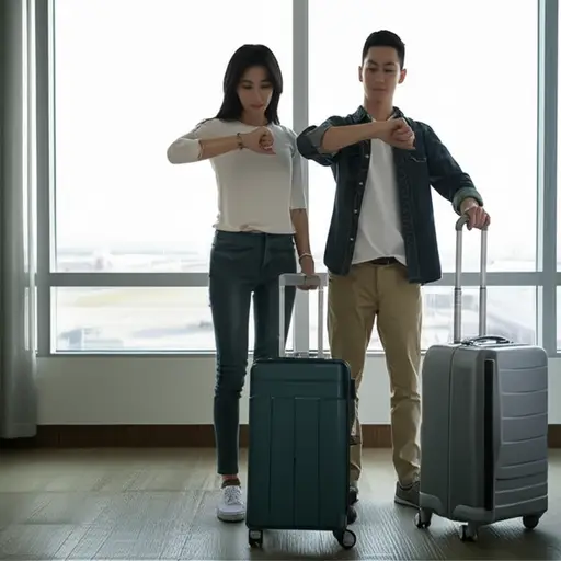 我们明天必须什么时间出发去机场？