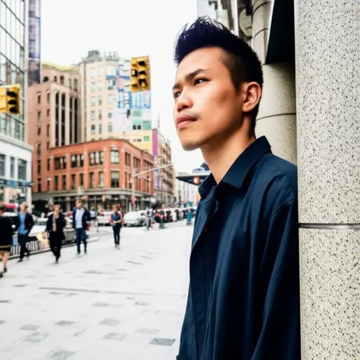 我有一段时间没见到他了。