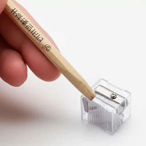 我需要削尖这支铅笔，因为笔尖不够尖。