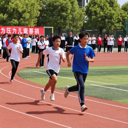学生们举办了一场体育活动，为压力大的孩子们筹款。
