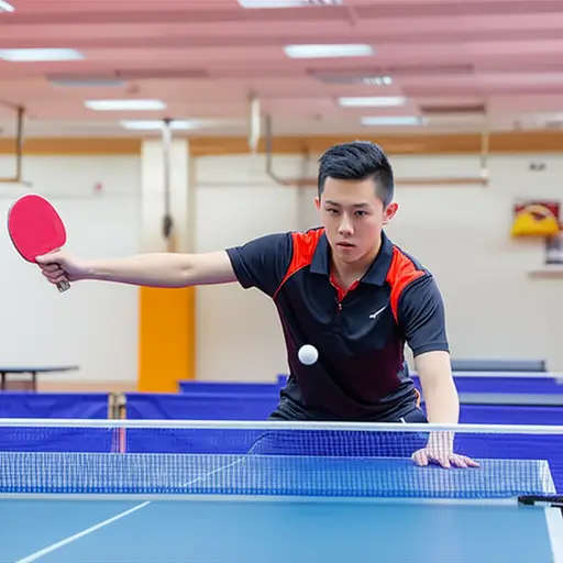 我的乒乓球打得相当不错了。