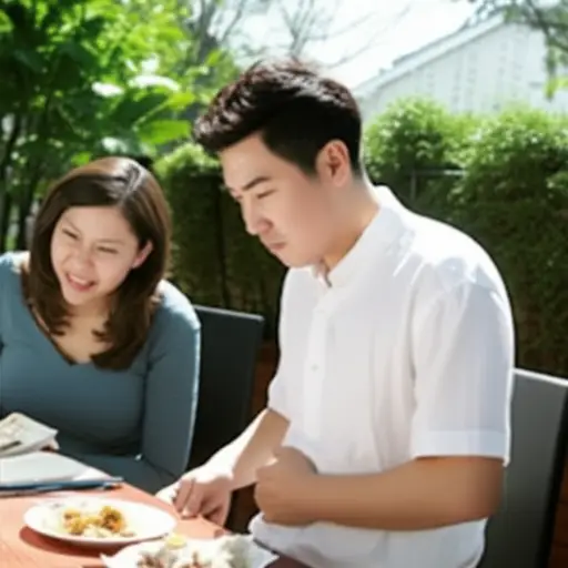 我饿了，我们吃点东西吧。