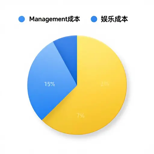 如果你仔细看附带的饼图，你会很容易发现管理成本和娱乐成本仅占总筹集金额的15%。
