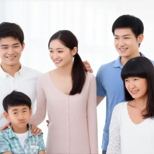 她认为她的直系亲属是她的近亲。