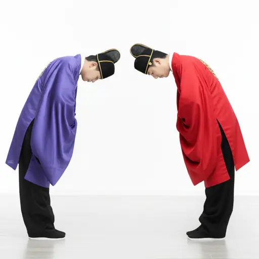 在许多文化中，鞠躬是一种传统的问候方式。