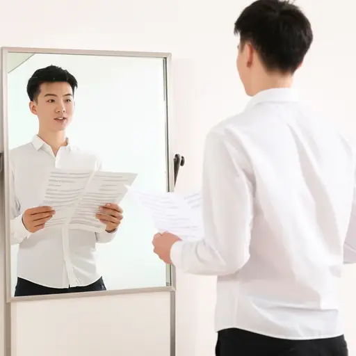 他希望成为一名自信的英语使用者。