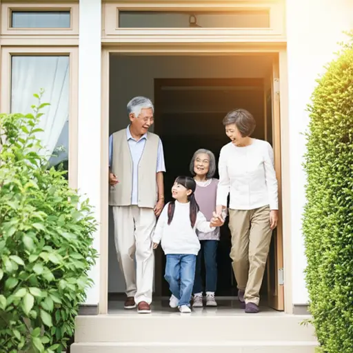 我们总是星期天去看望爷爷奶奶。