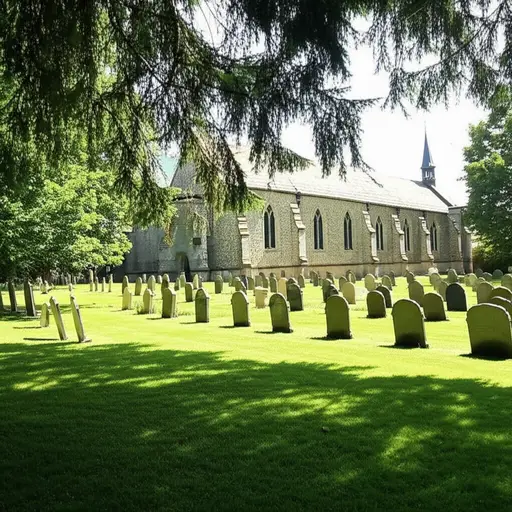 他的父亲被埋葬在教堂墓地。