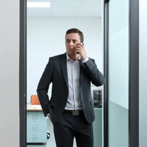 我有可能是把钥匙落在办公室了。