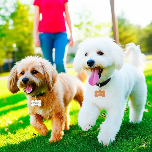 我们给我们的狗起名为“香迪”和“贝尔”。