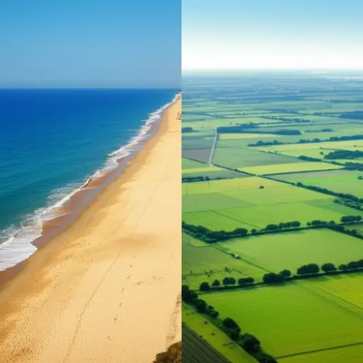 我们可以去海滩，或者去乌拉圭的内陆部分，那里主要是广阔的草原。