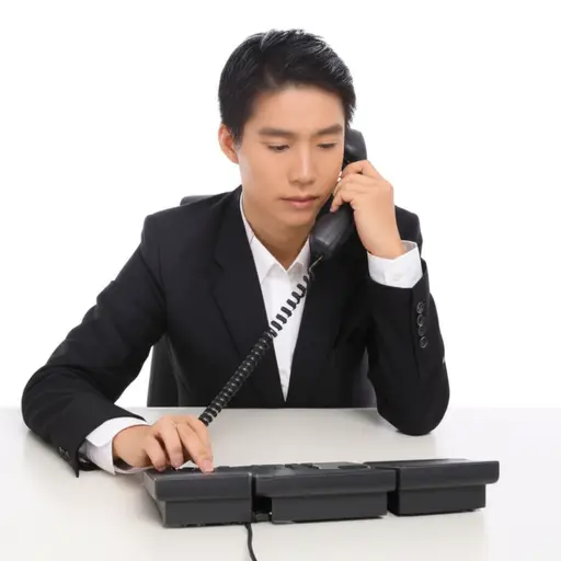 请把他转接到分机123。