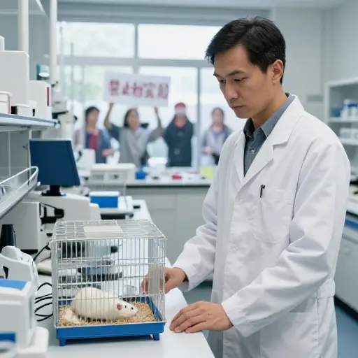 有些人认为动物实验应该被禁止。