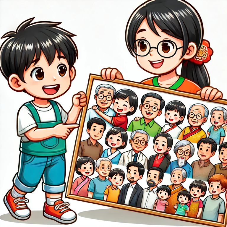 Sarah，你有一个大家庭。这是你的姐姐吗？