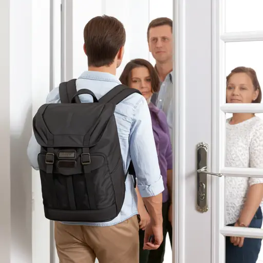 他每个周末都离开，真是太自私了。