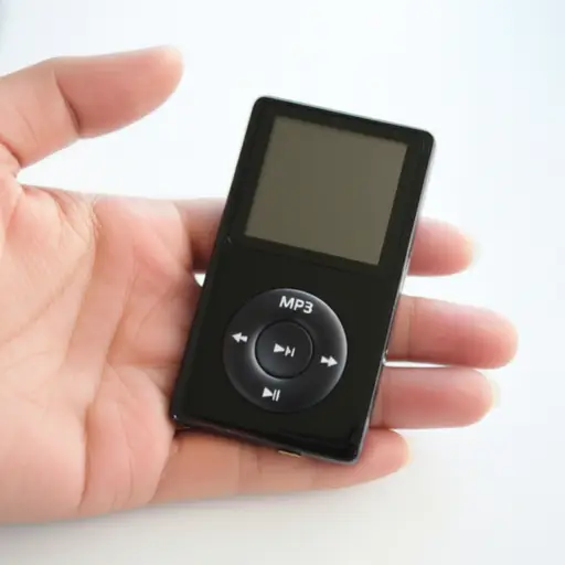 我昨天买了一个新的MP3播放器。