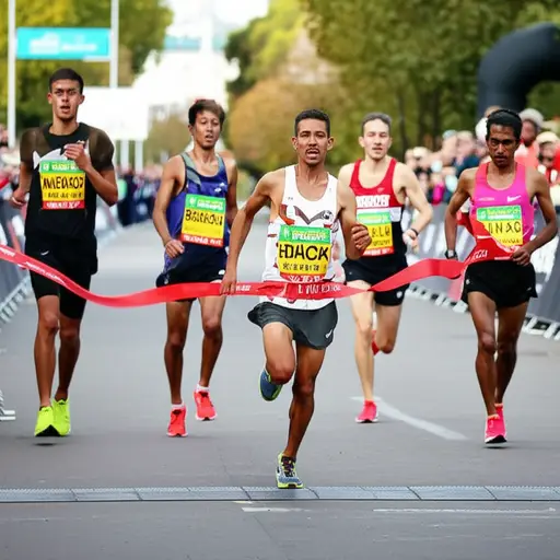 杰克是第四个完成马拉松的人。