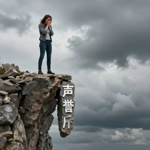 丑闻之后，她的声誉岌岌可危。