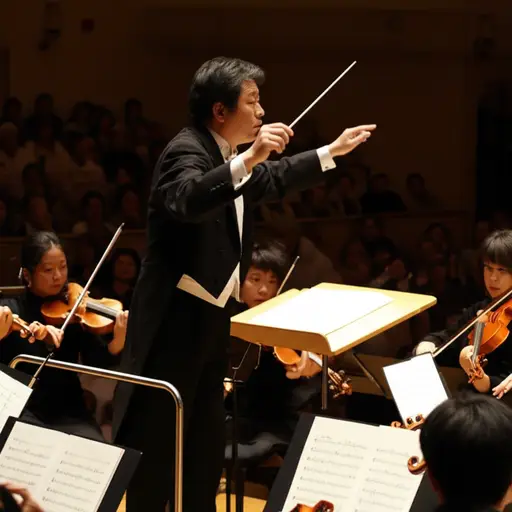 查尔斯·米勒在音乐会上指挥了管弦乐队。