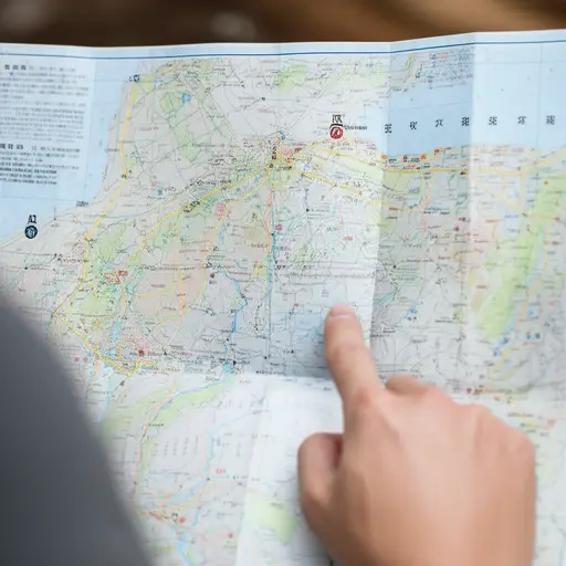 看看地图，找出哪边是北。