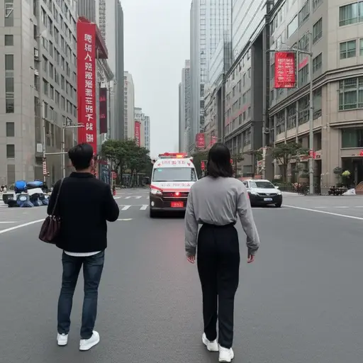 我们需要一辆救护车，请快点！